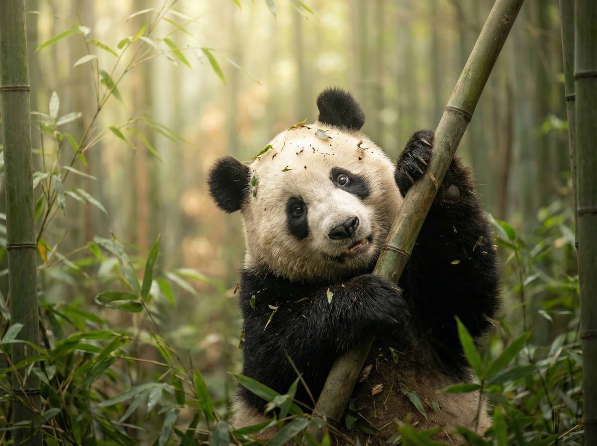 暗网视频 - 熊猫竹林嬉戏